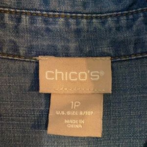 Chico’s denim shirt